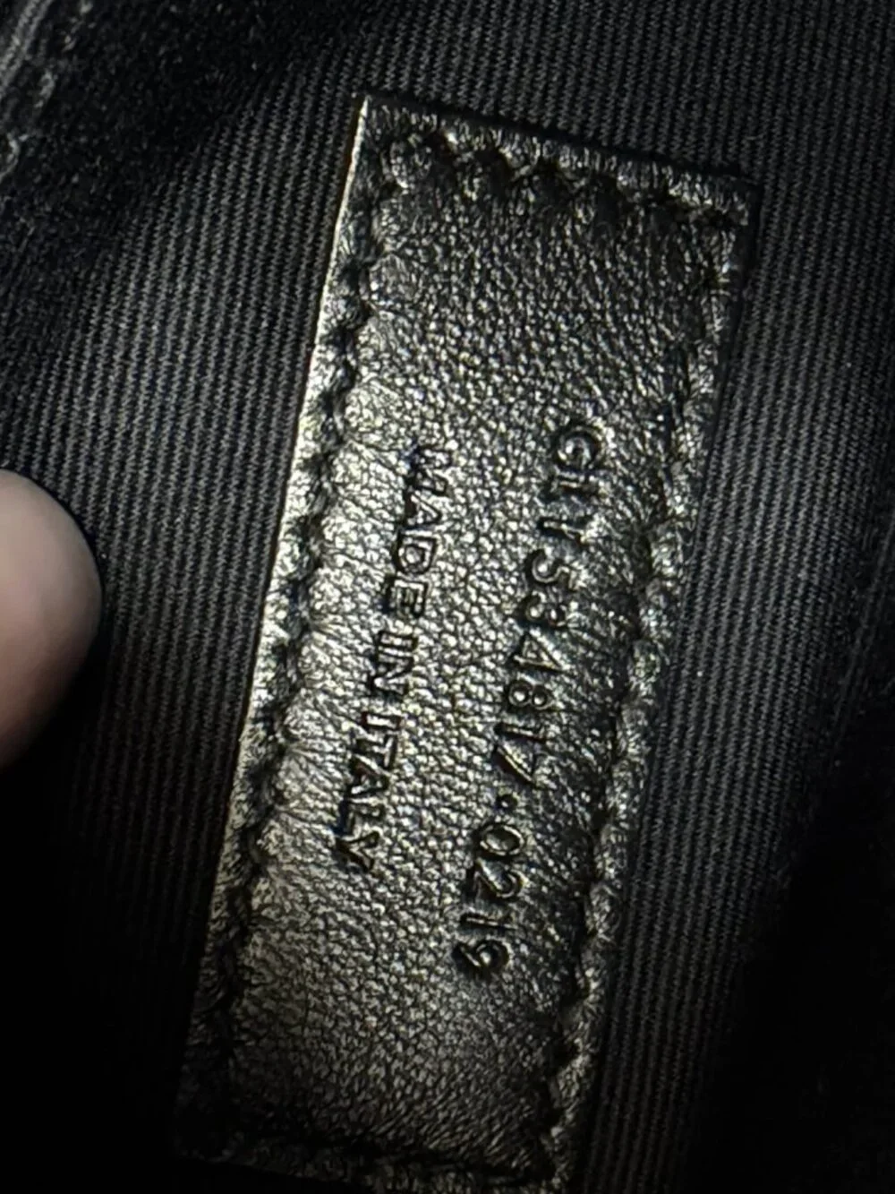 SAINT LAURENT Calfskin Matelasse Monogram Lou Belt Bag in Black - Picture 11 of 11